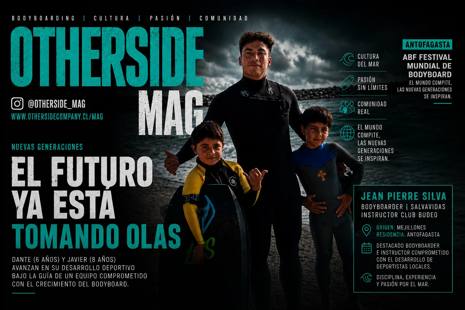 Nuevas generaciones del bodyboard chileno: la semilla que ya comienza a romper olas